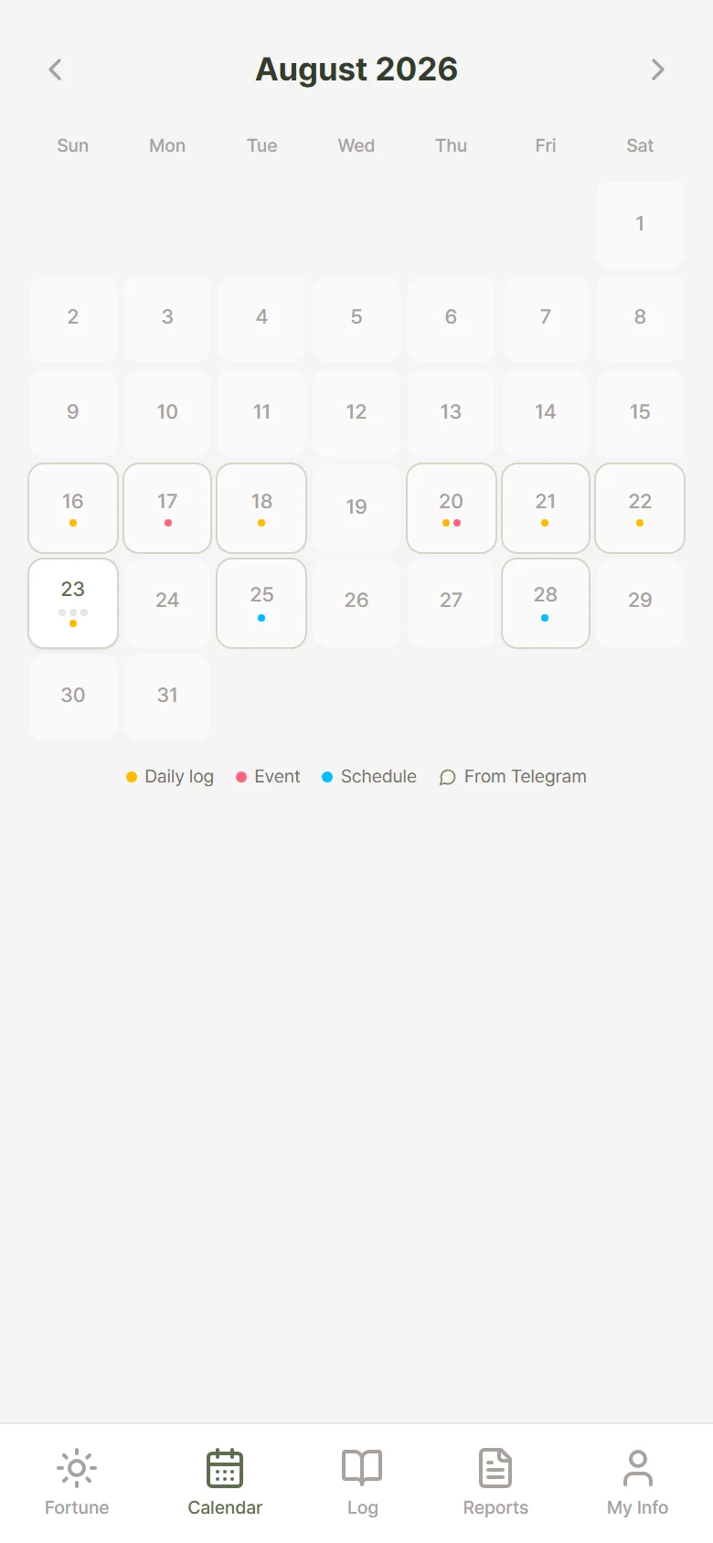 Calendar